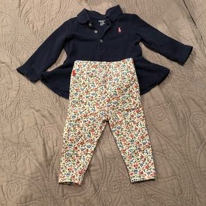 Baby girl Ralph Lauren set